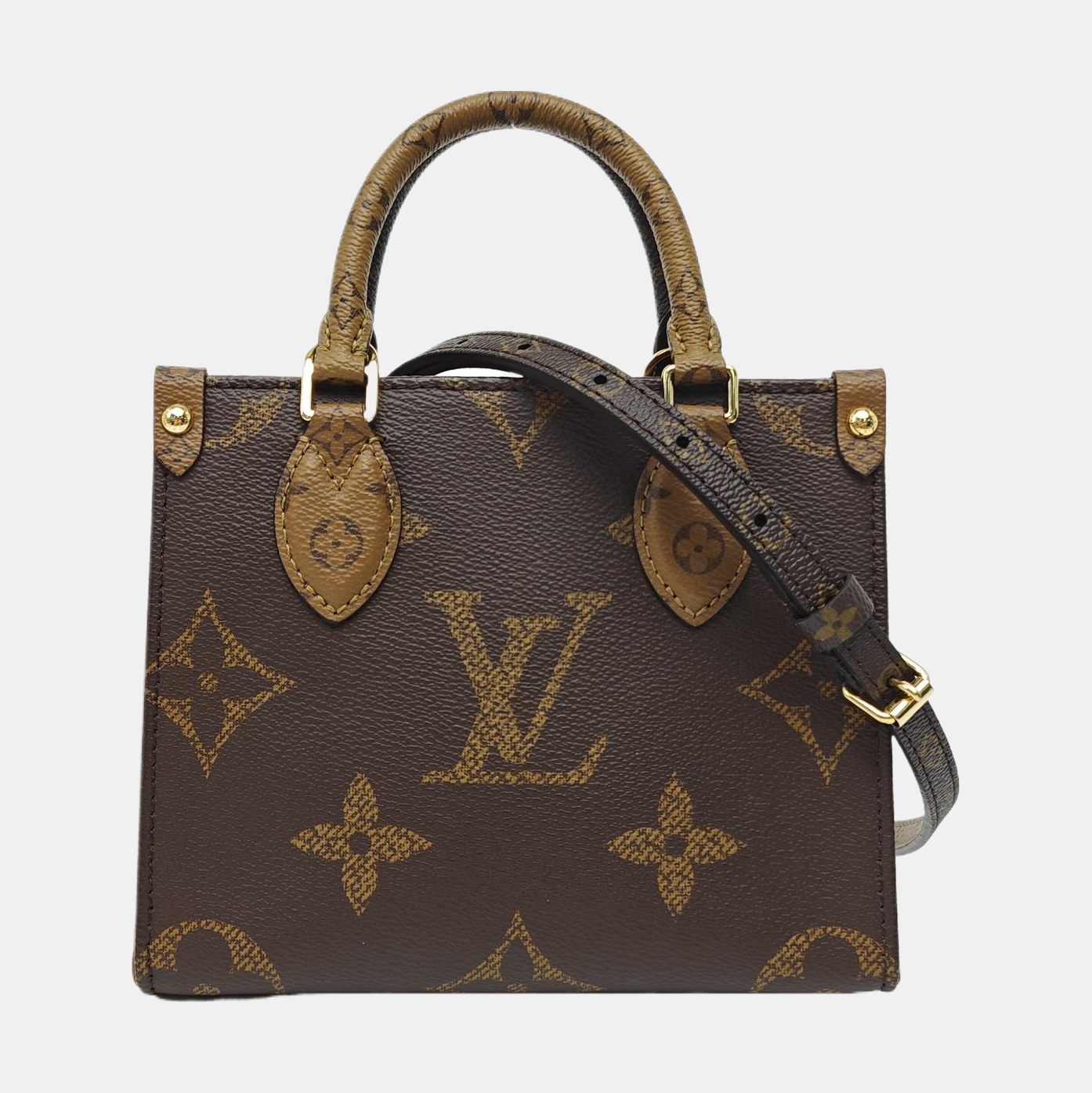 ONTHEGO BB Monogram Coated Canvas Brown