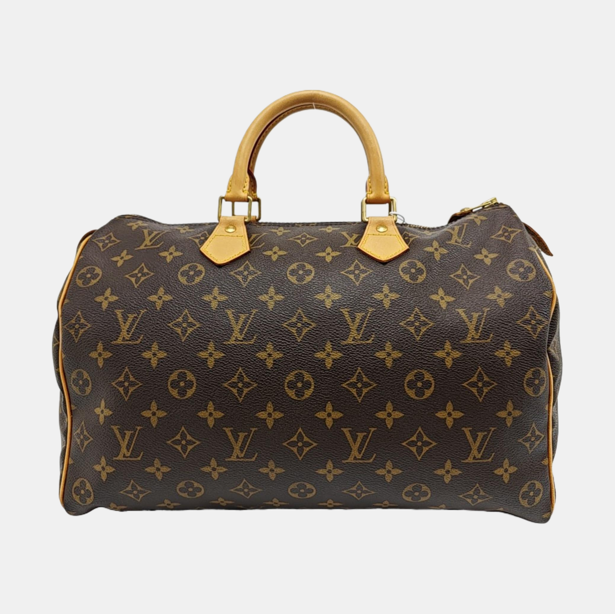 SPEEDY 35 Lona Revestida Monogram Marrón