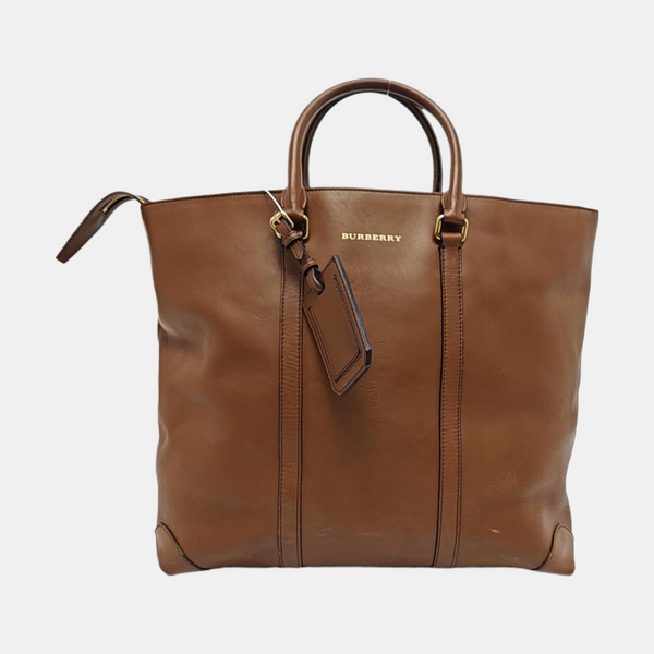 Calfskin Tote Bag Brown