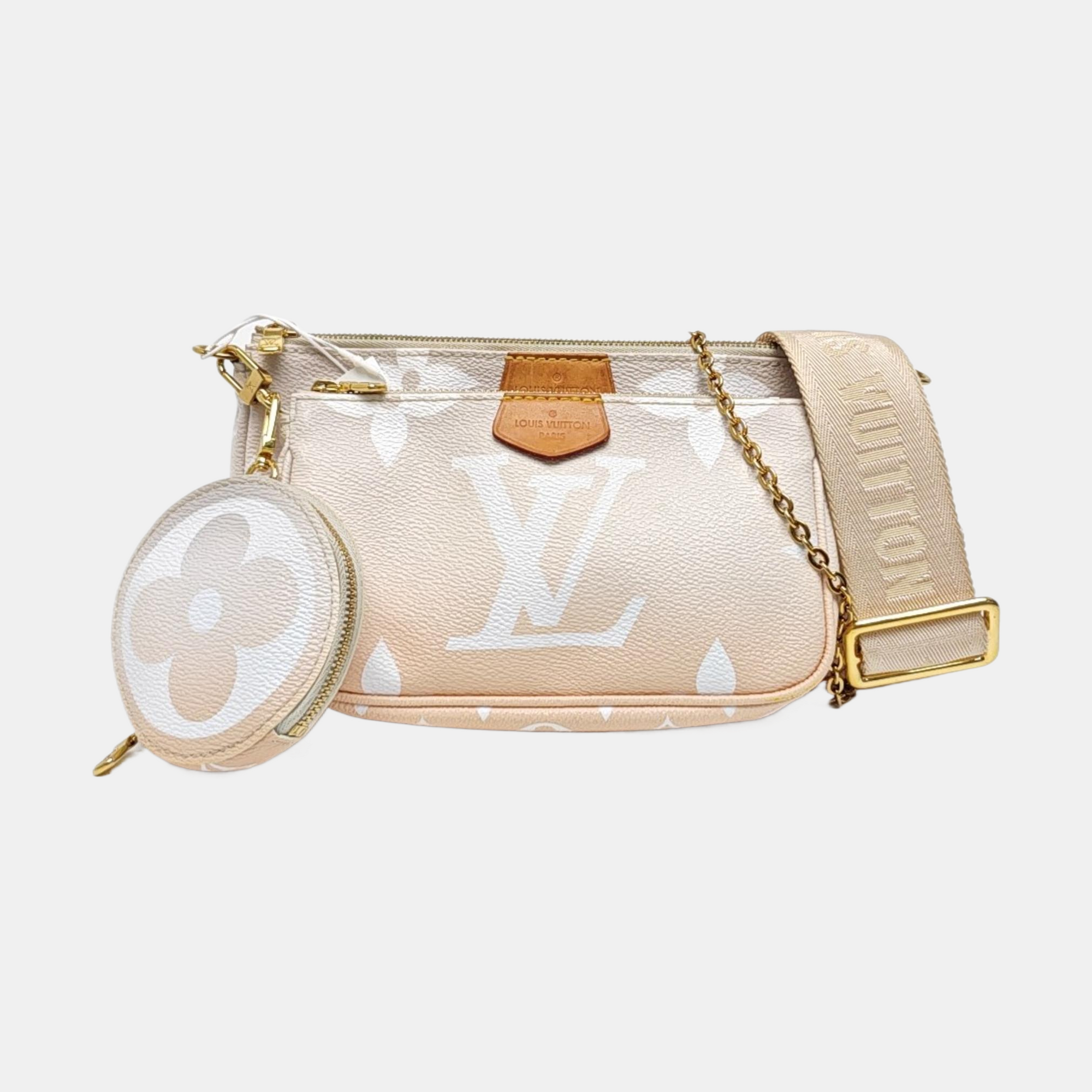 MULTI Monogram Coated Canvas Beige