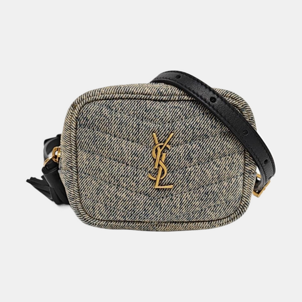 LOU Mini Chevron Canvas Blue