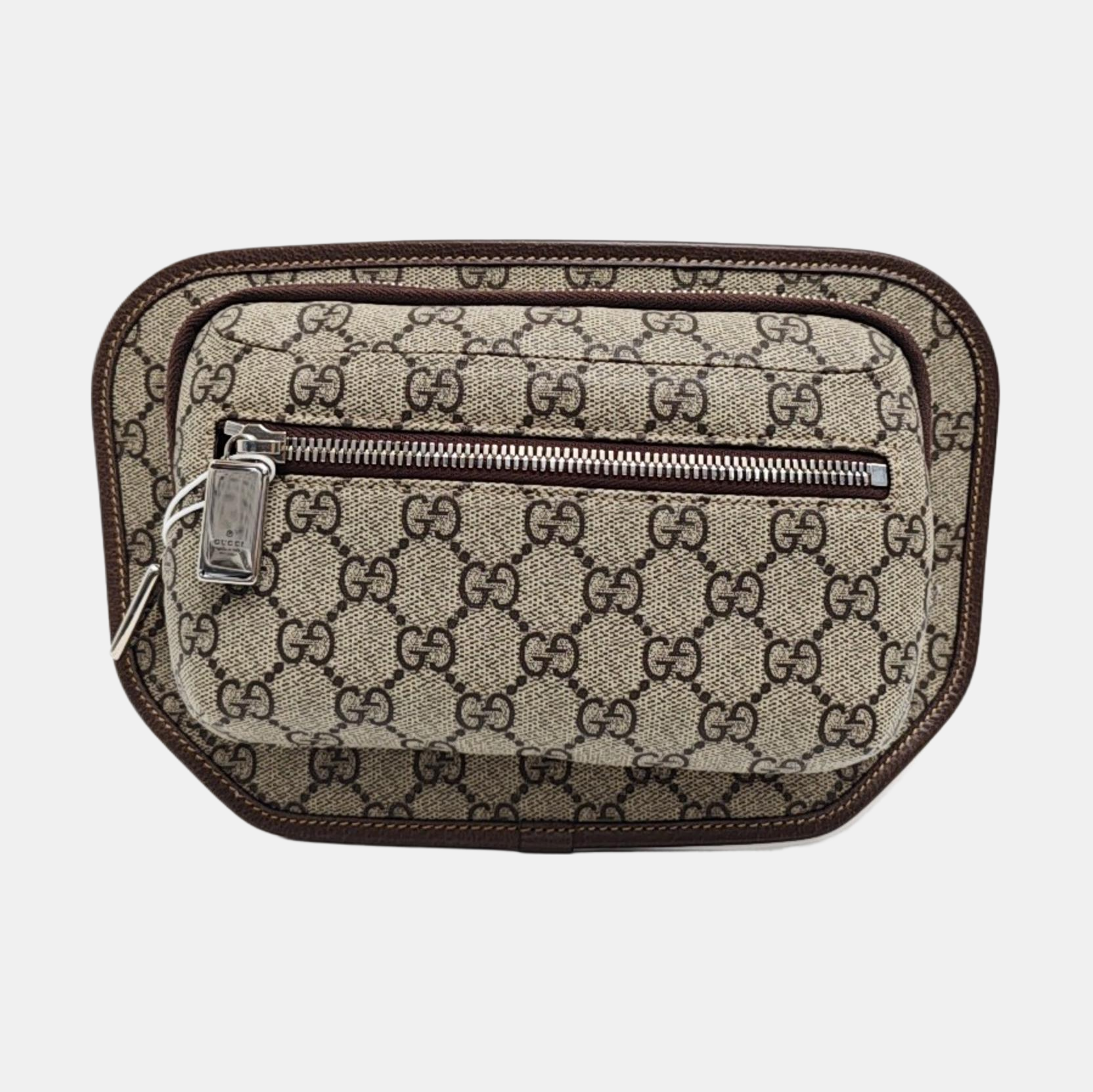 Monogram Coated Canvas Belt Bag Beige