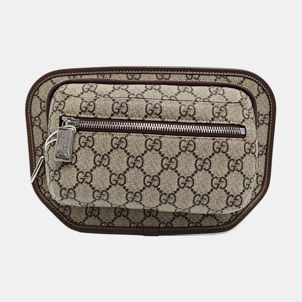 Monogram Coated Canvas Belt Bag Beige
