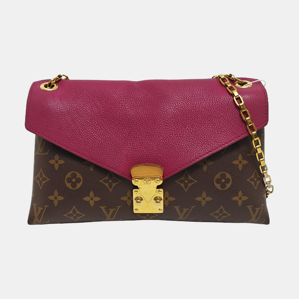 PALLAS BB Monogram Coated Canvas Brown
