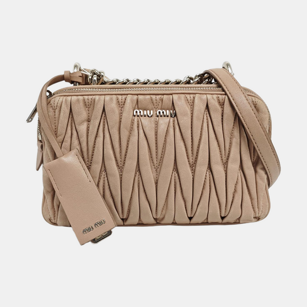 Matelassé Quilted Lambskin Pink