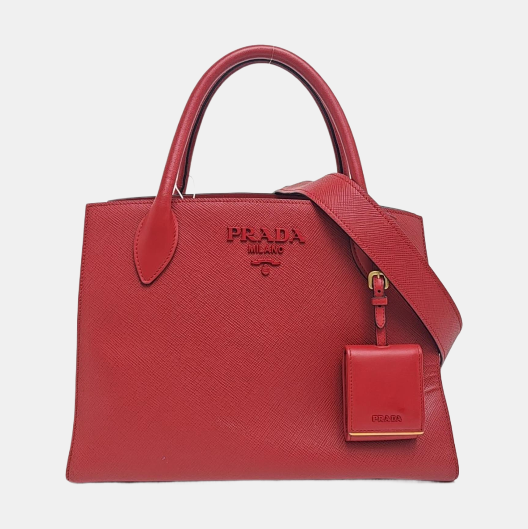 Monochrome Calfskin Red
