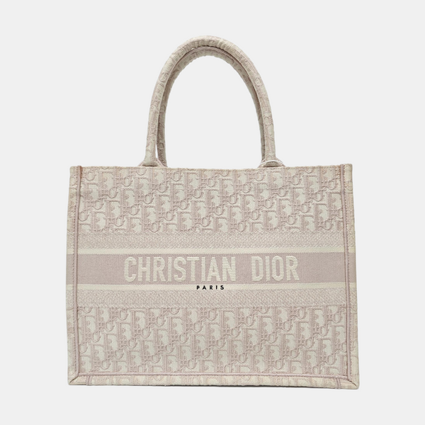 Book Tote Medium Oblique Canvas Pink