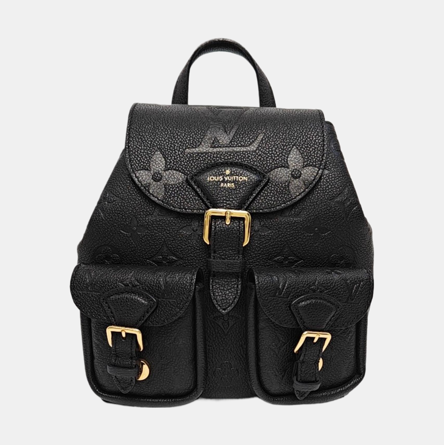 BACKUP Monogram Calfskin Black