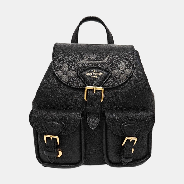 BACKUP Monogram Calfskin Black