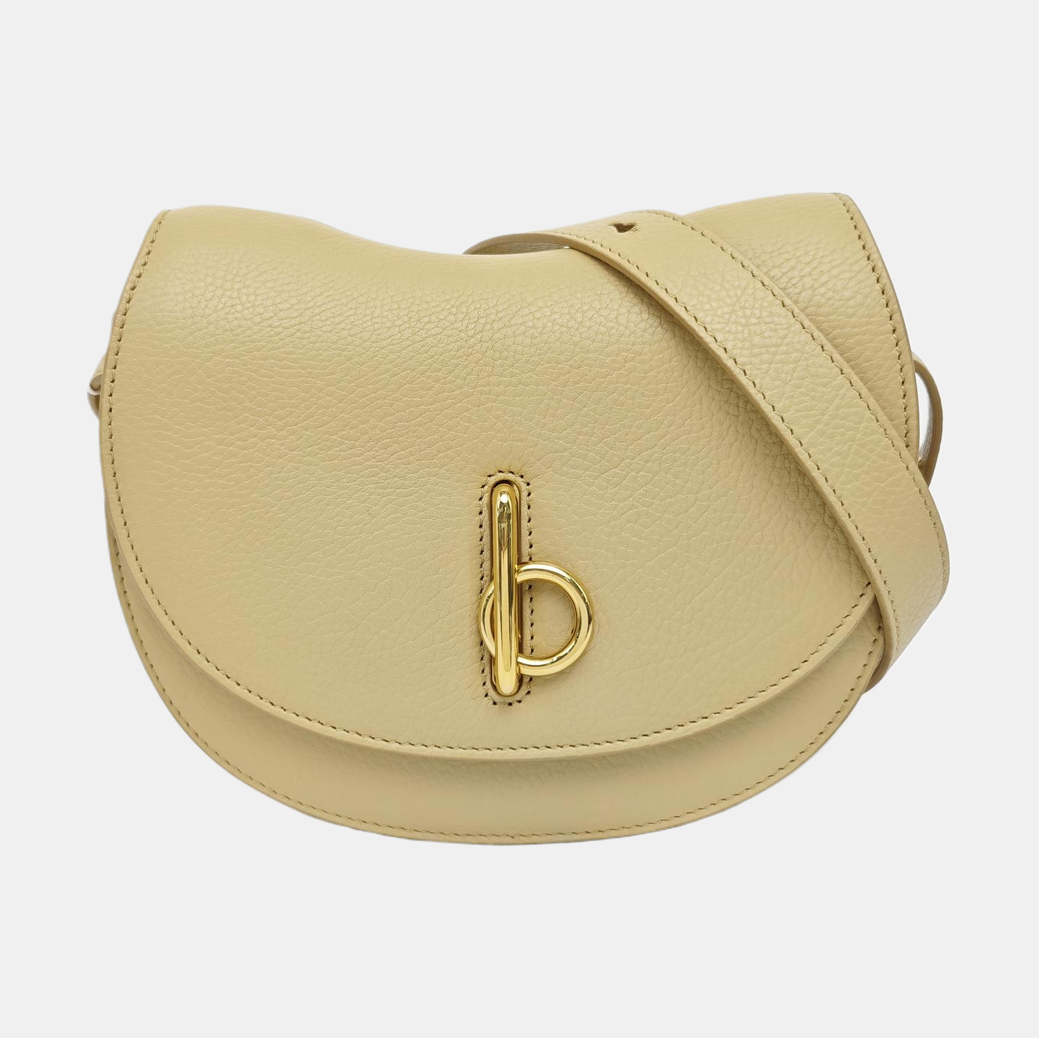 B Clip Mini Calfskin Yellow