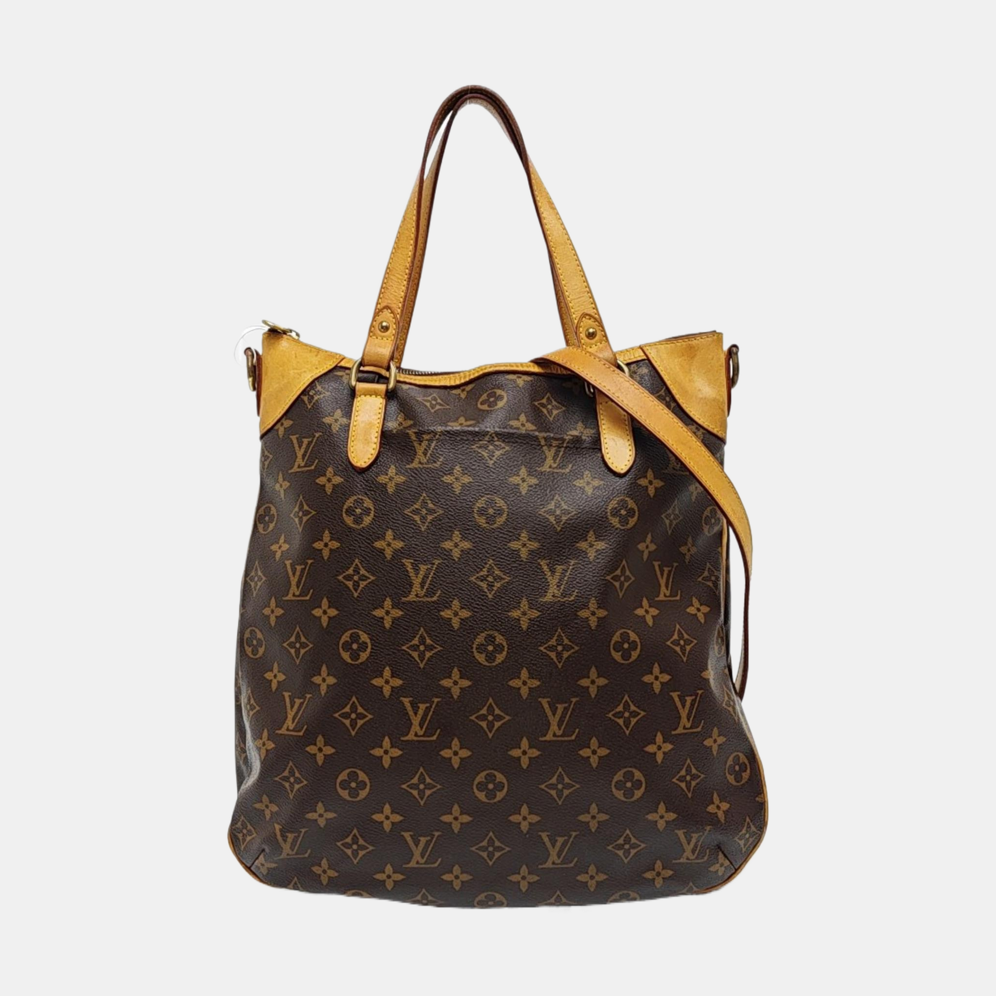 ODEON GM Monogram Coated Canvas Brown