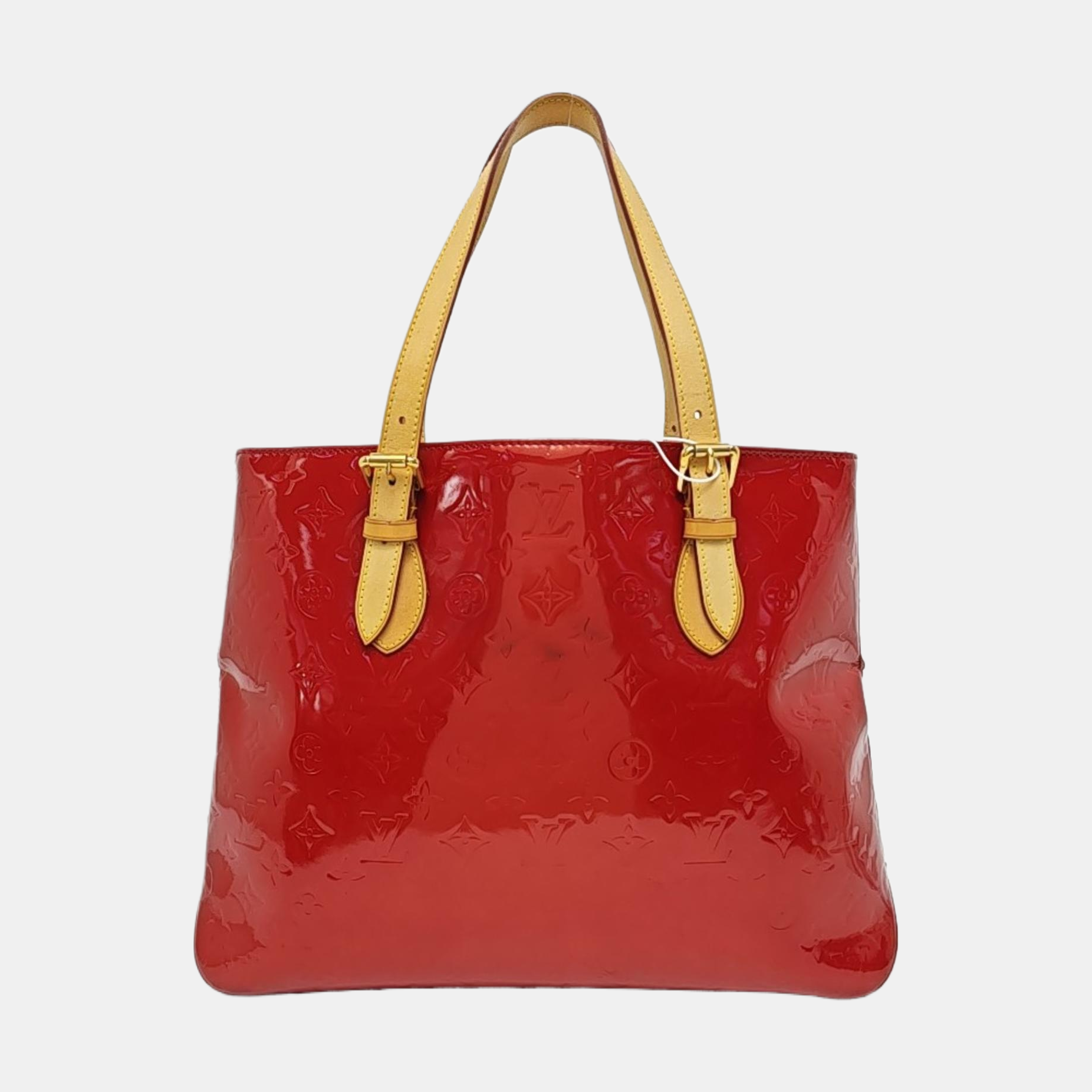 BRENTWOOD Monogram Patent Leather Red
