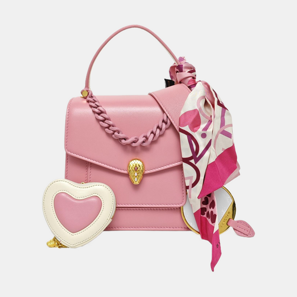 SERPENTI FOREVER Small Lambskin Pink