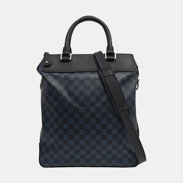 GREENWICH Damier Coated Canvas Blue