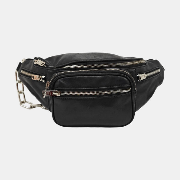 Lambskin Belt Bag Medium Black