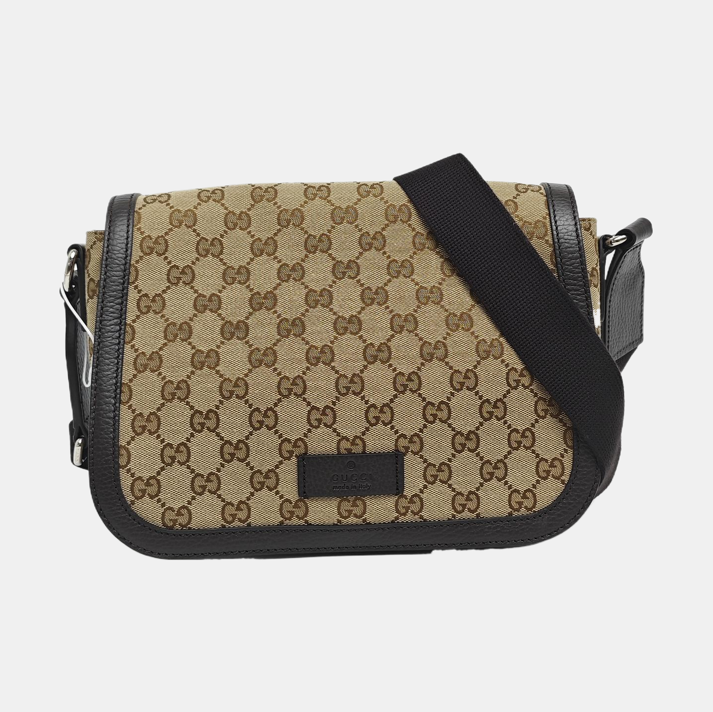 Monogram Canvas Crossbody Bag Brown