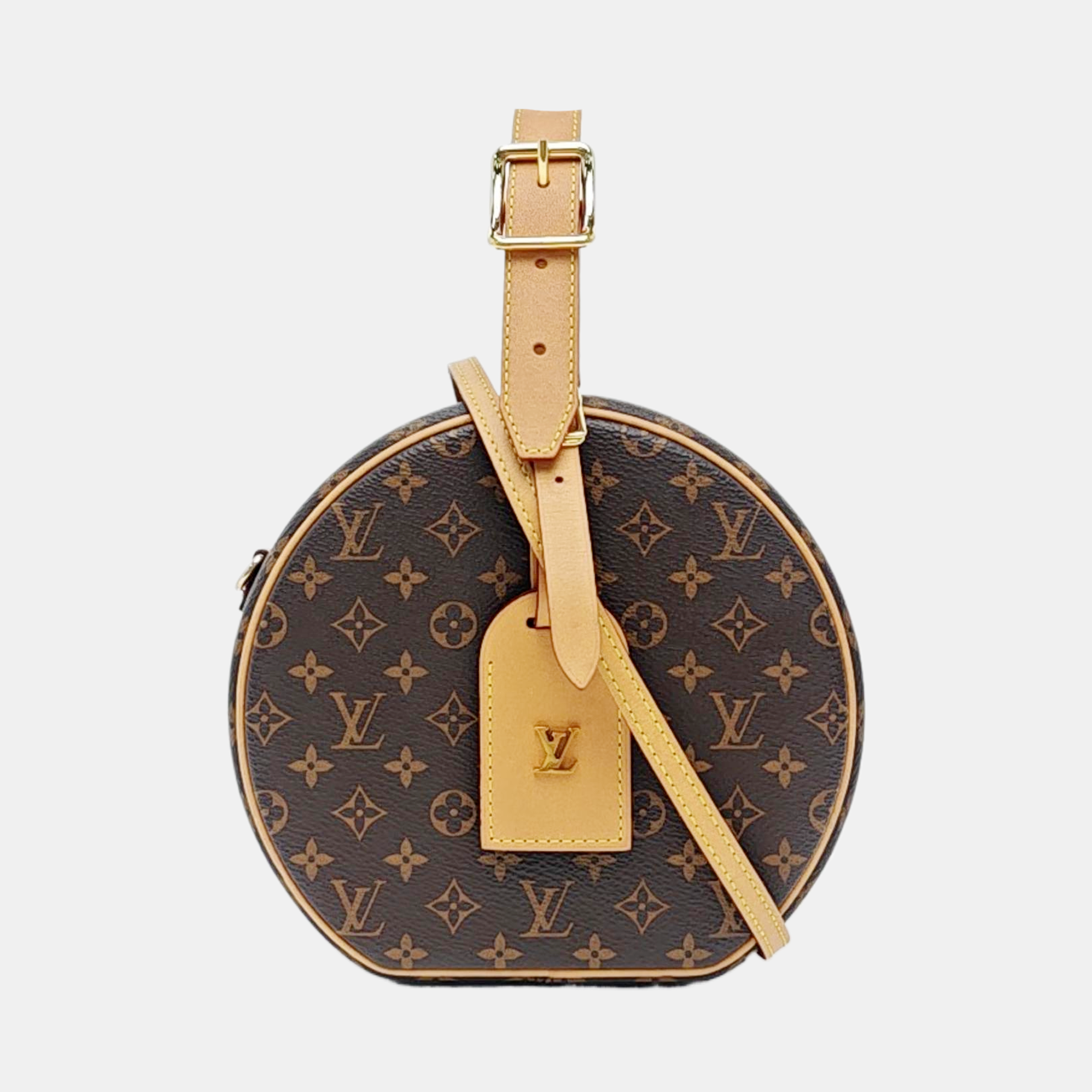 BOITE CHAPEAU PM Monogram Coated Canvas Brown
