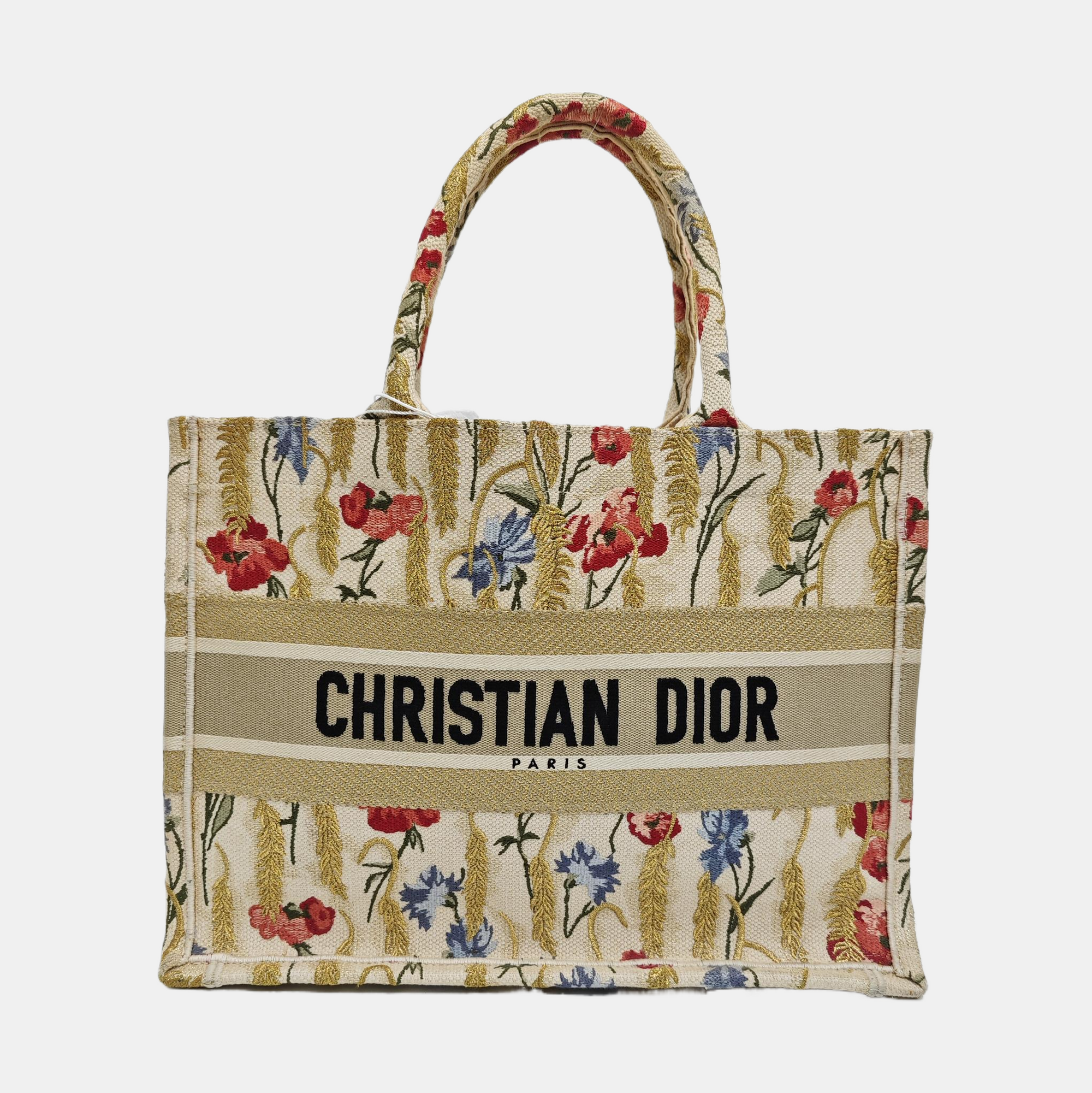 Book Tote Medium Canvas Beige
