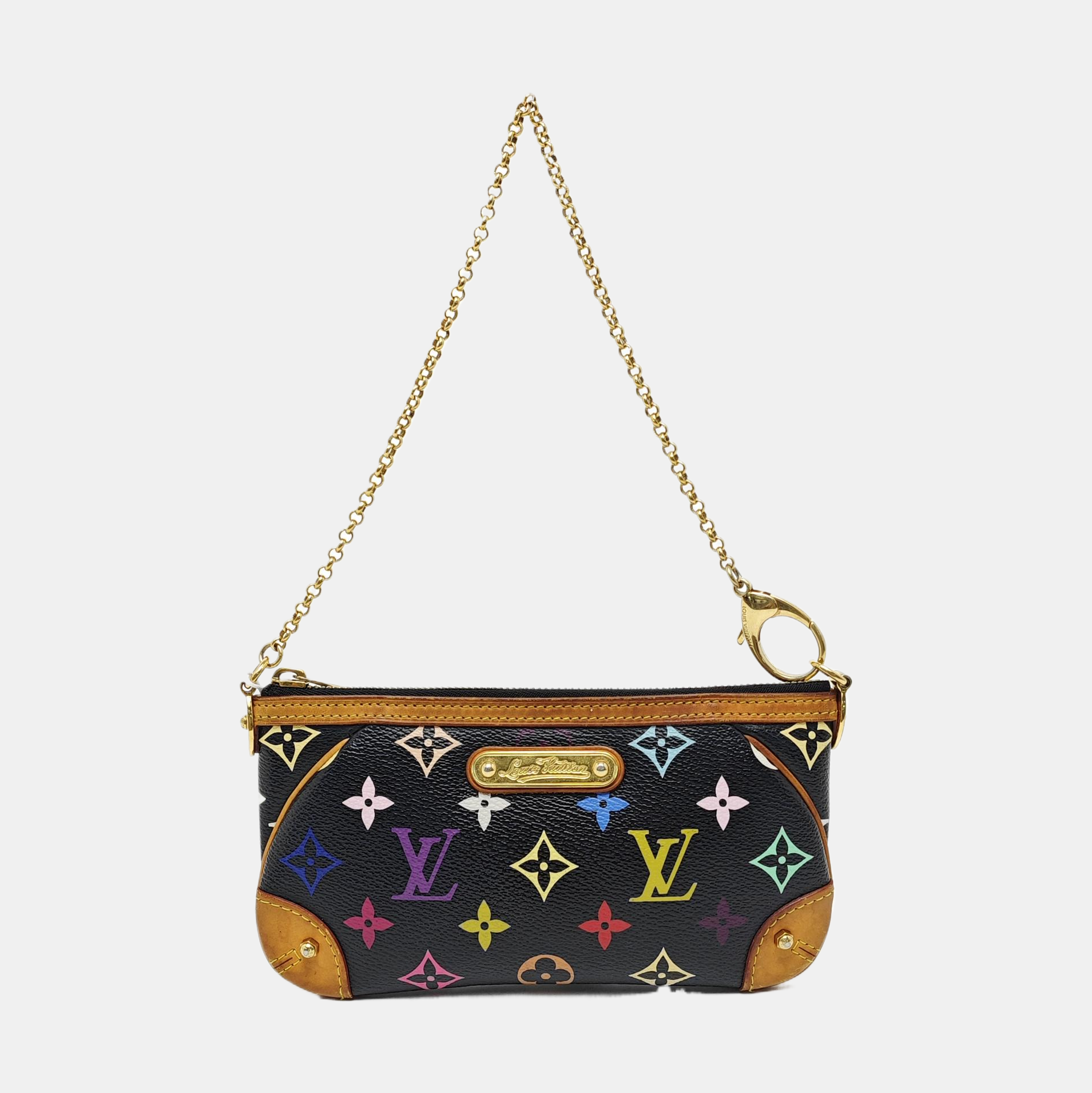 LV × TM VINTAGE MILLA Monogram Coated Canvas Black