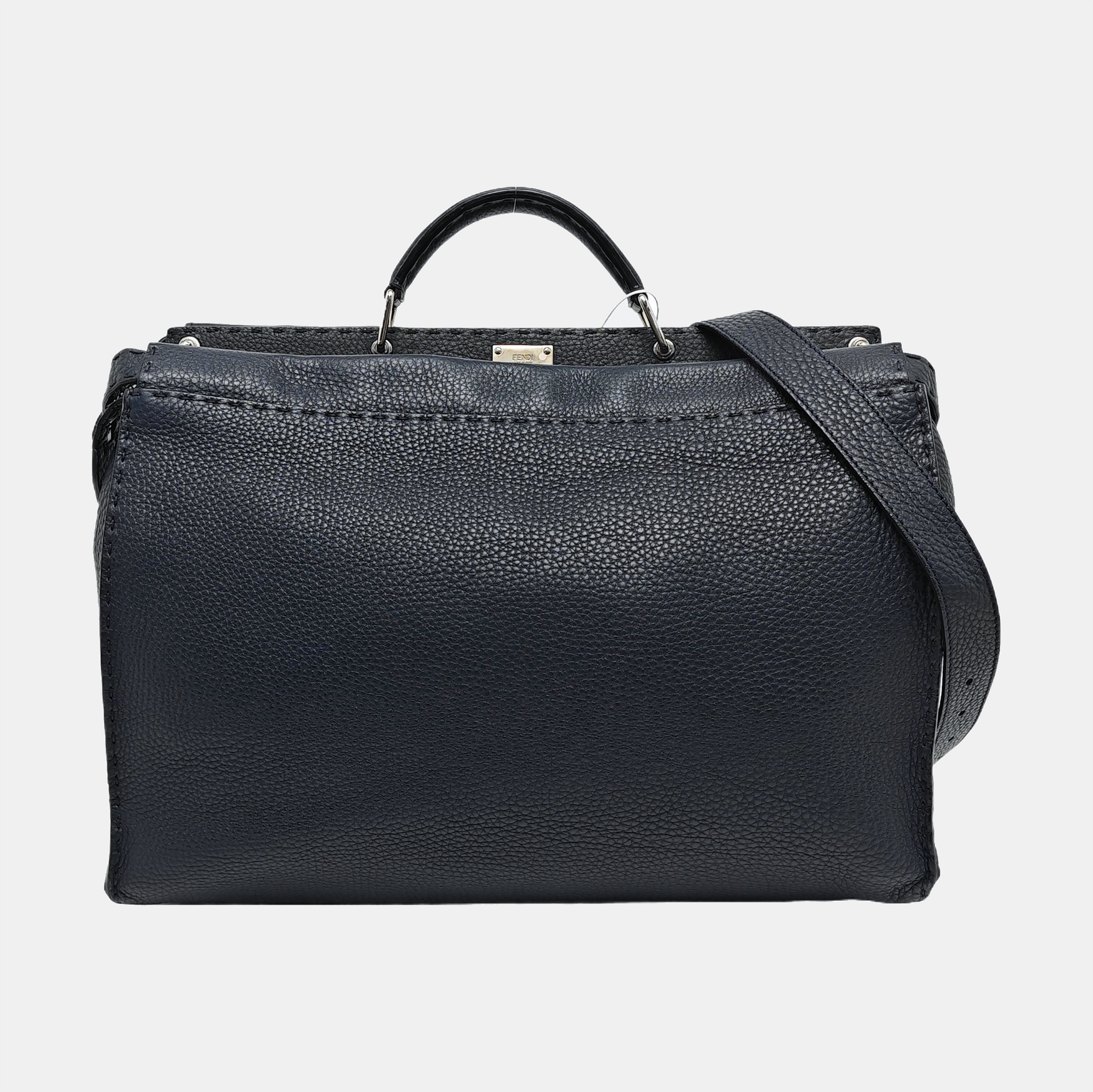 Authenticated pre-owned  Peekaboo Calfskin Blue - Tote Bag at Looply