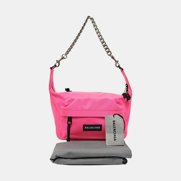 Fabric Shoulder Bag Red