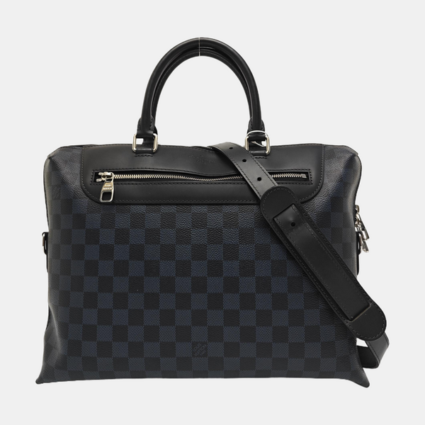 PORTE-DOCUMENTS Damier Coated Canvas Blue