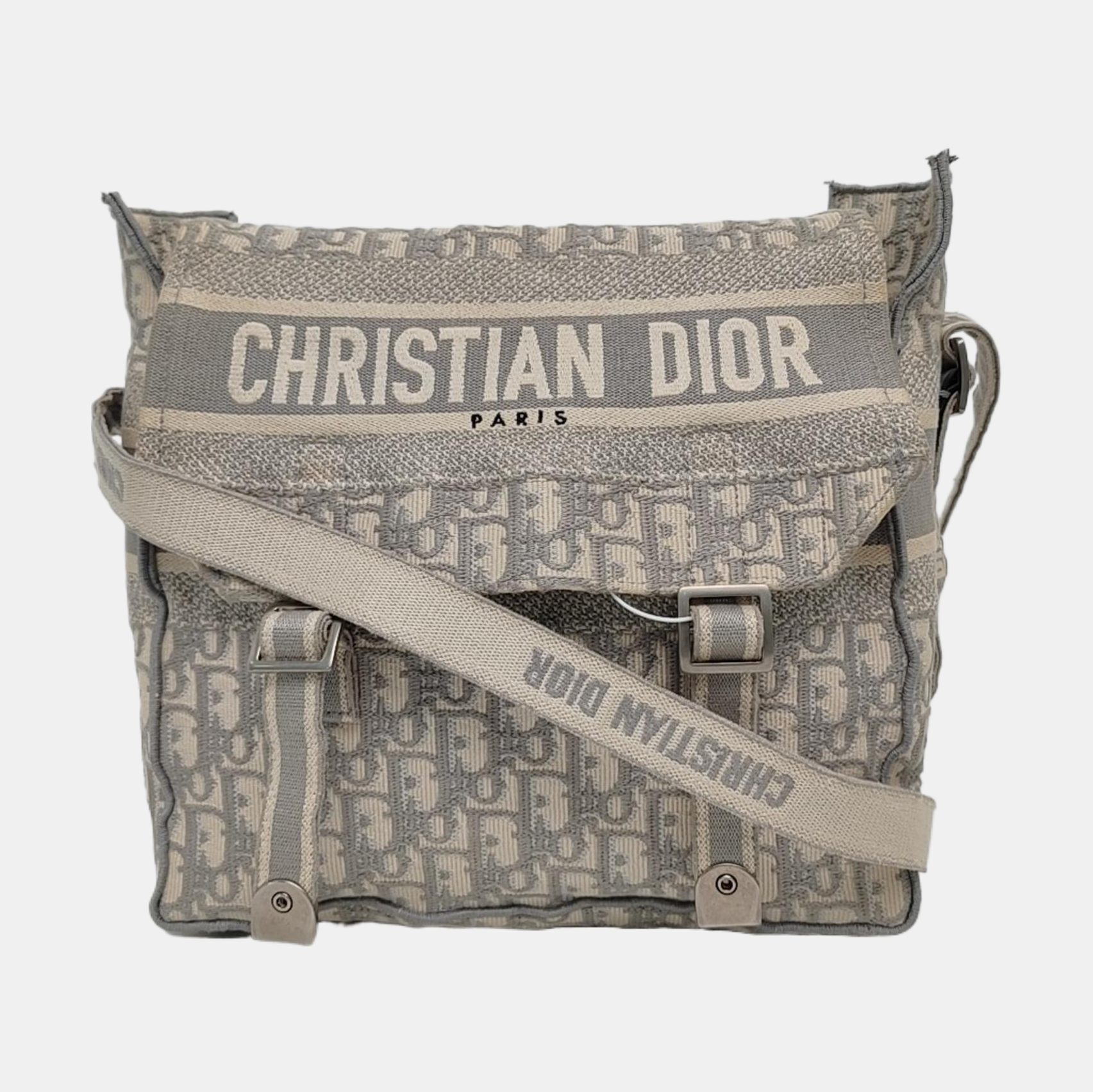 Diorcamp Large Oblique Canvas Gray