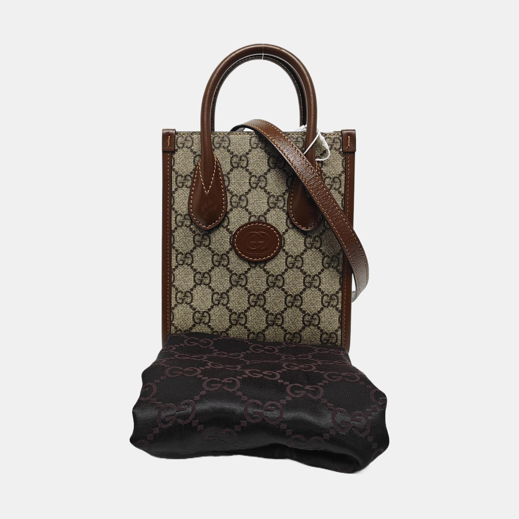 Retro Mini Monogram Coated Canvas Beige