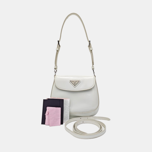 Cleo Mini Calfskin White