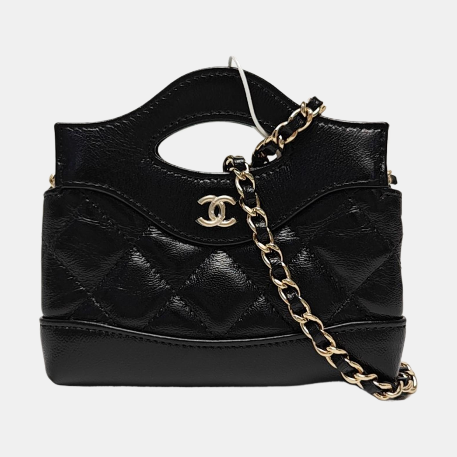 CHANEL 31 Super Mini Quilted Lambskin Black