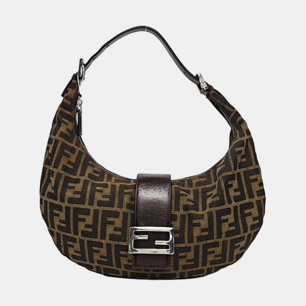 Canvas Shoulder Bag Brown