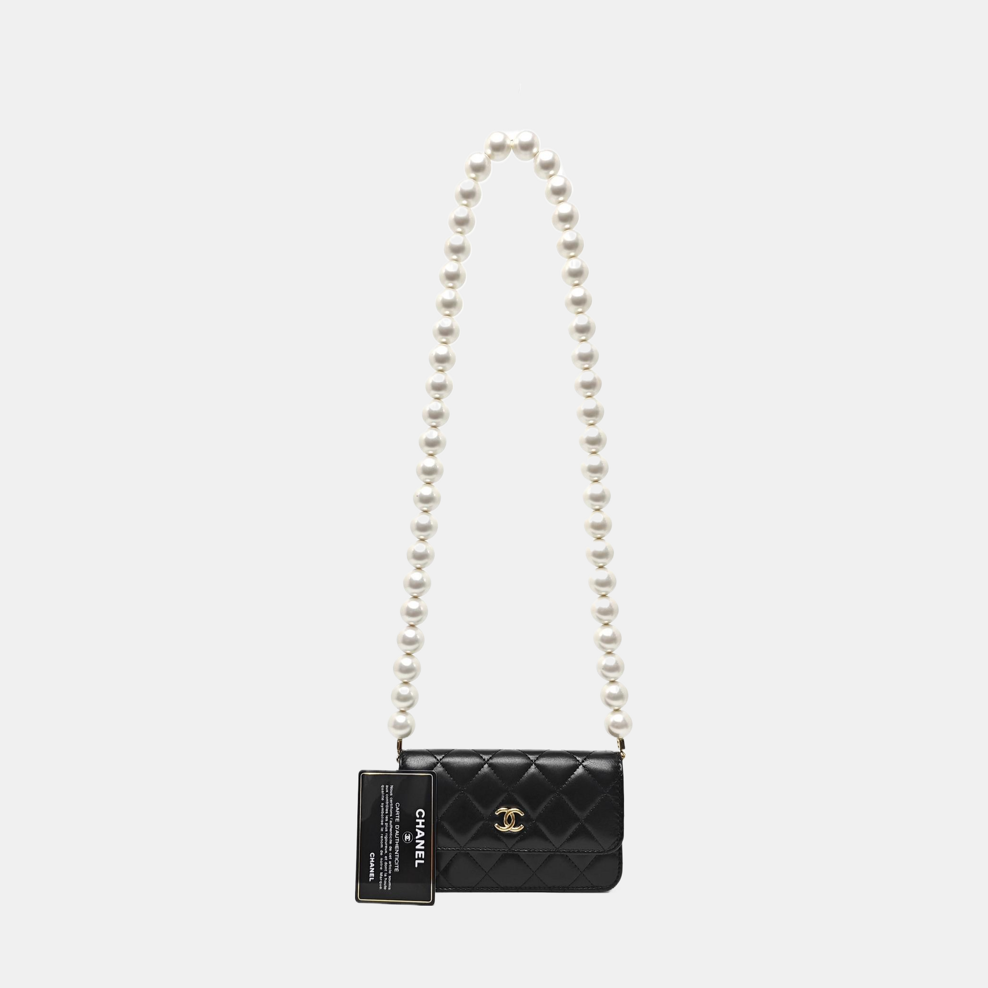 WOC Quilted Calfskin Black