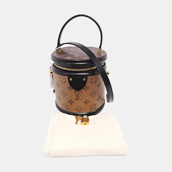 CANNES PM Monogram Coated Canvas Brown