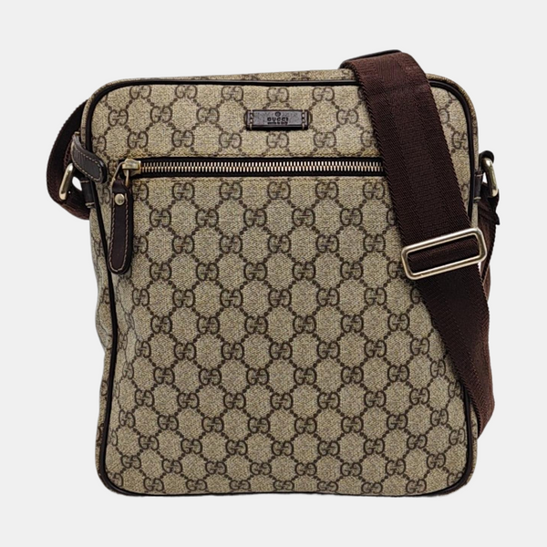 GG Supreme Monogram Coated Canvas Black