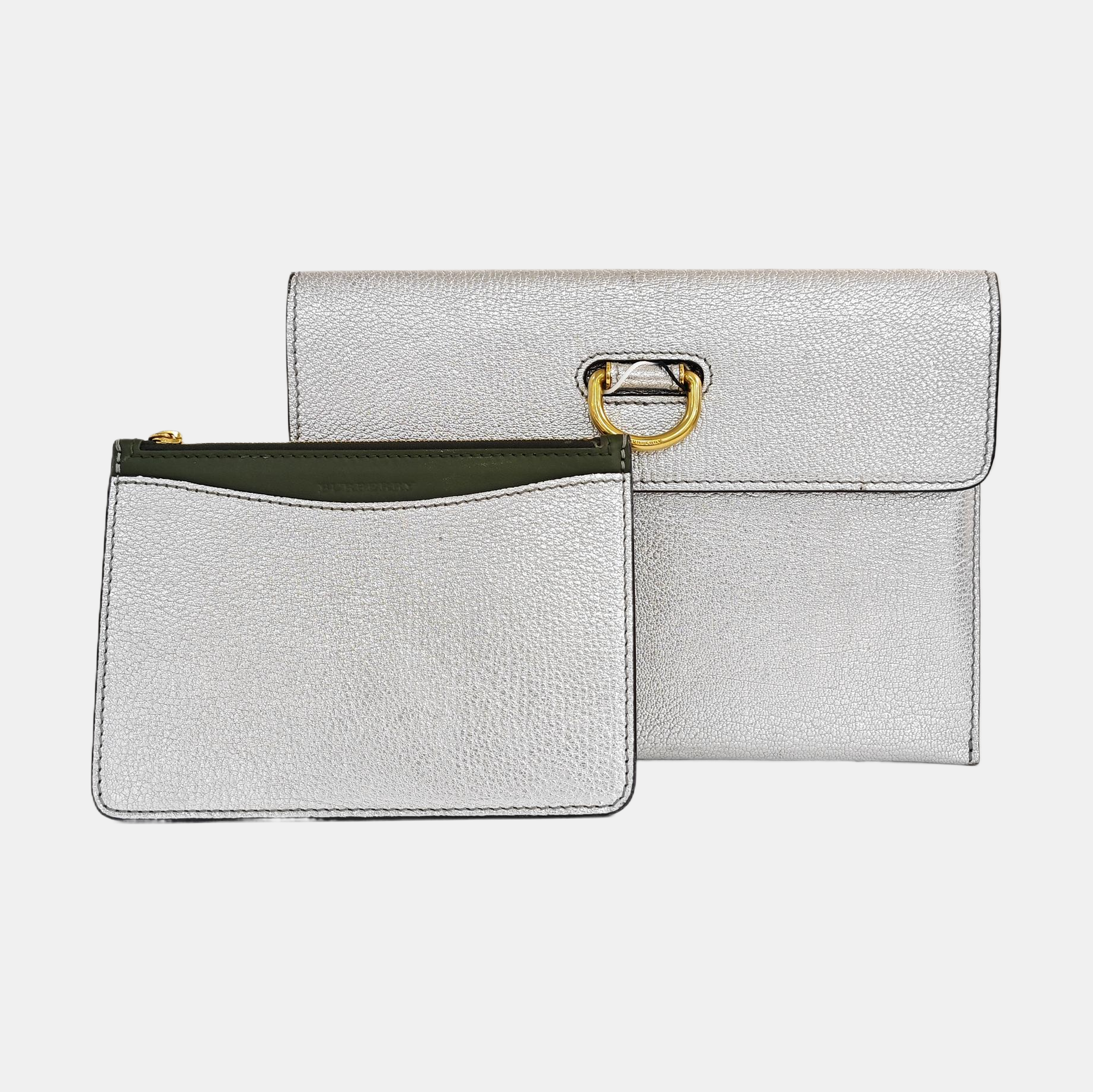 D-Ring Calfskin Silver