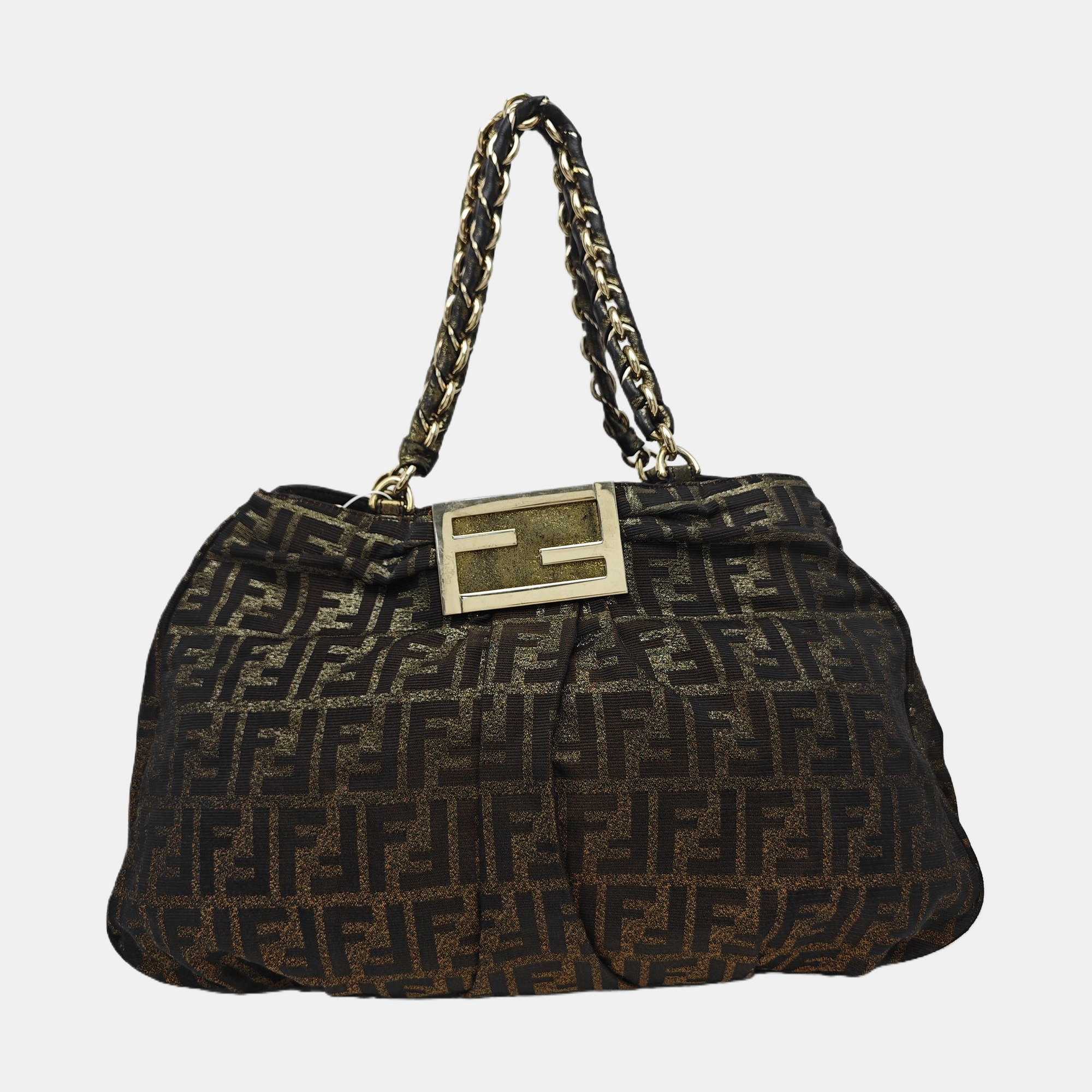 Coated Canvas Top Handle Bag Multicolor
