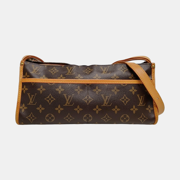 POPINCOURT Monogram Coated Canvas Brown