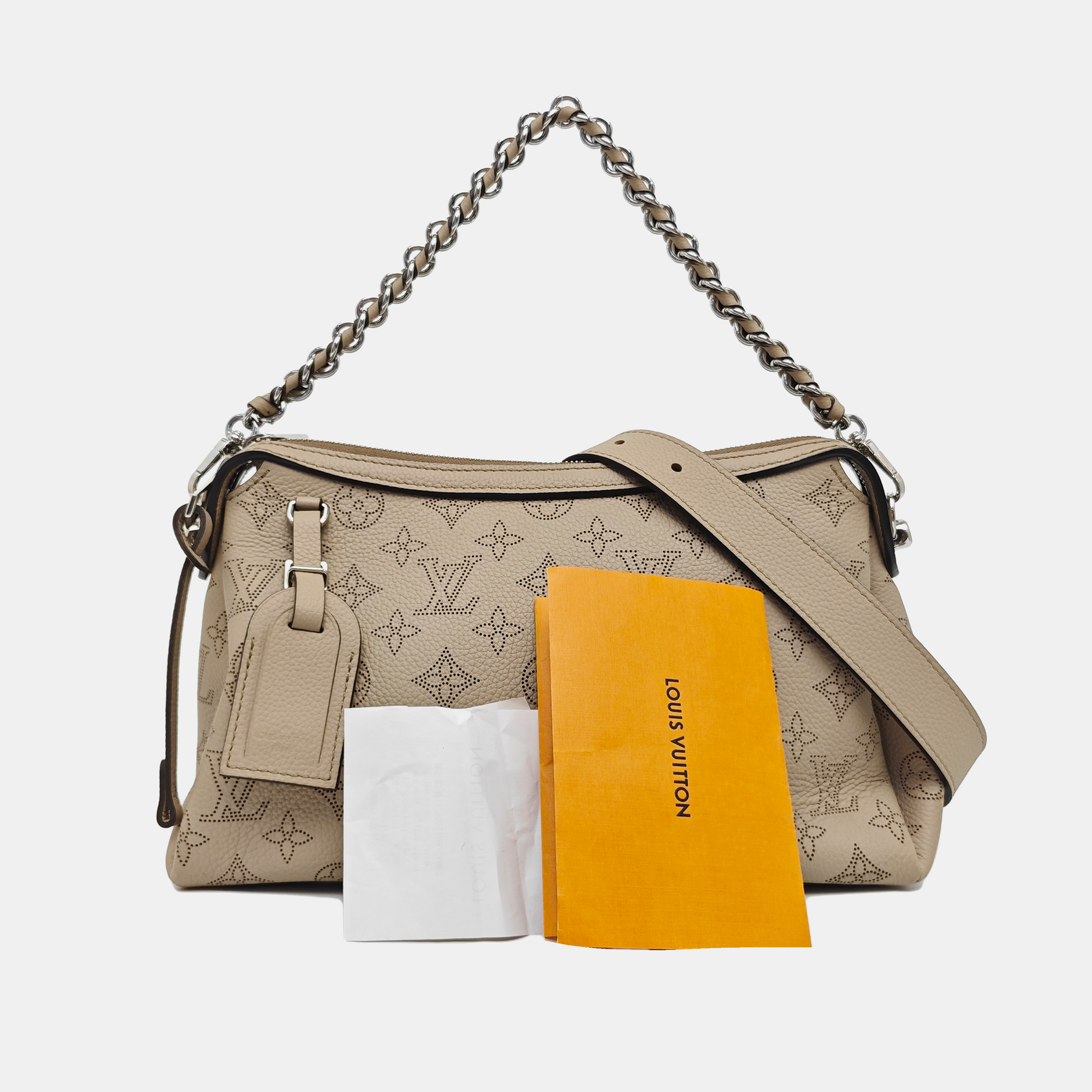 BABYLONE PM Monogram Calfskin Gray