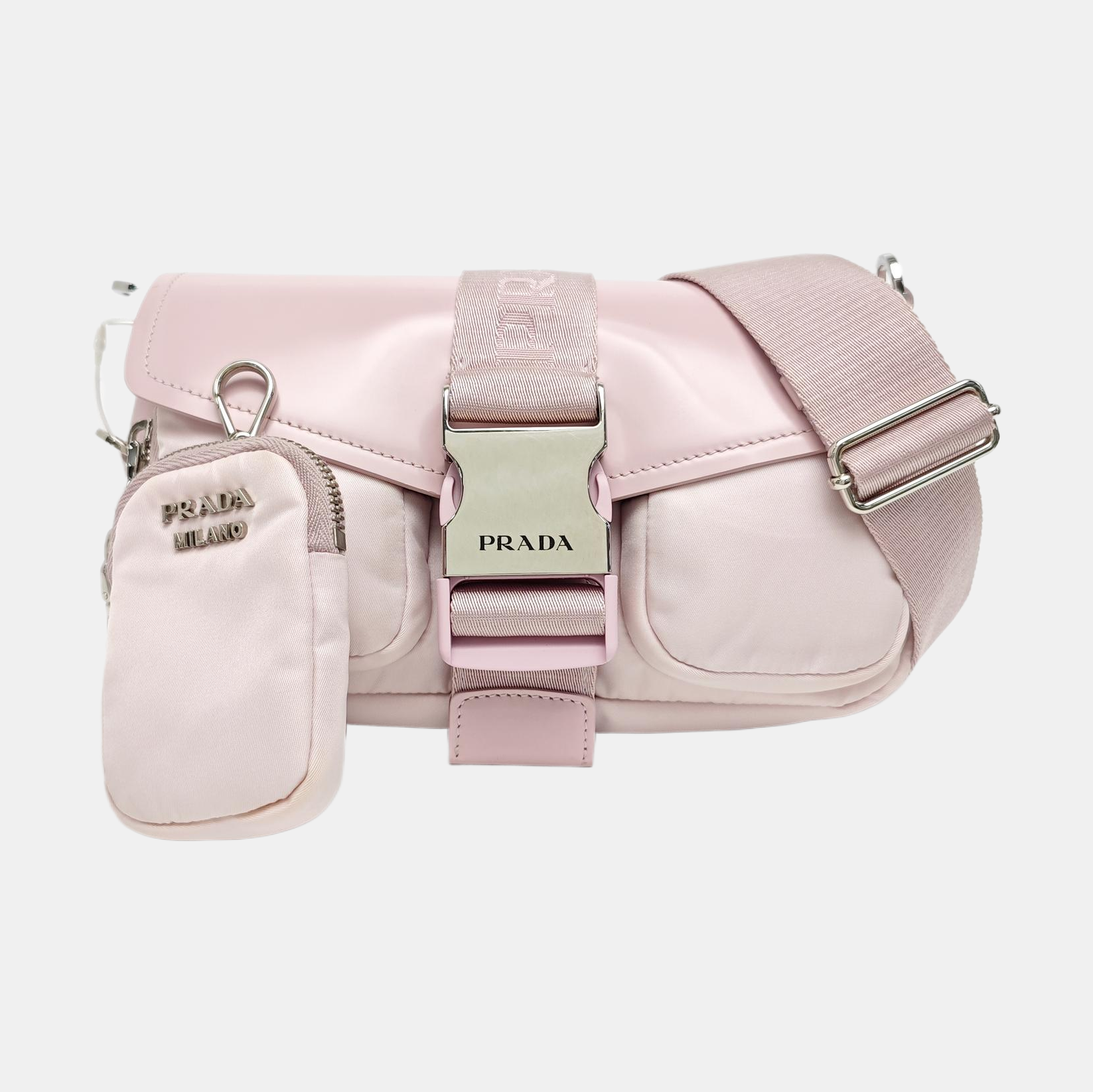 Calfskin Shoulder Bag Pink