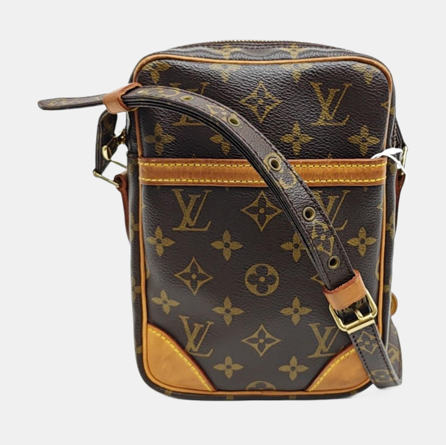DANUBE Monogram Coated Canvas Brown