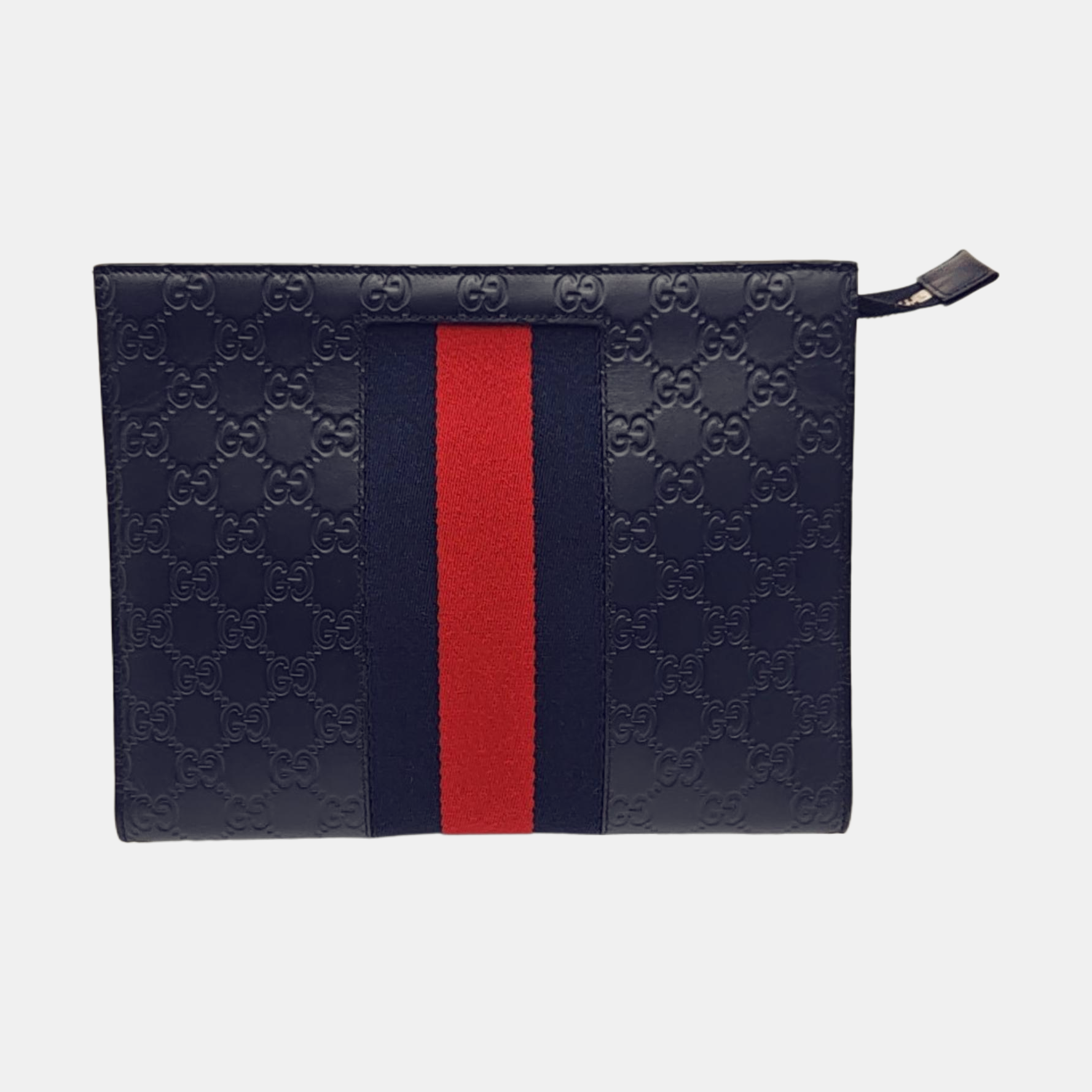 Signature Monogram Calfskin Blue