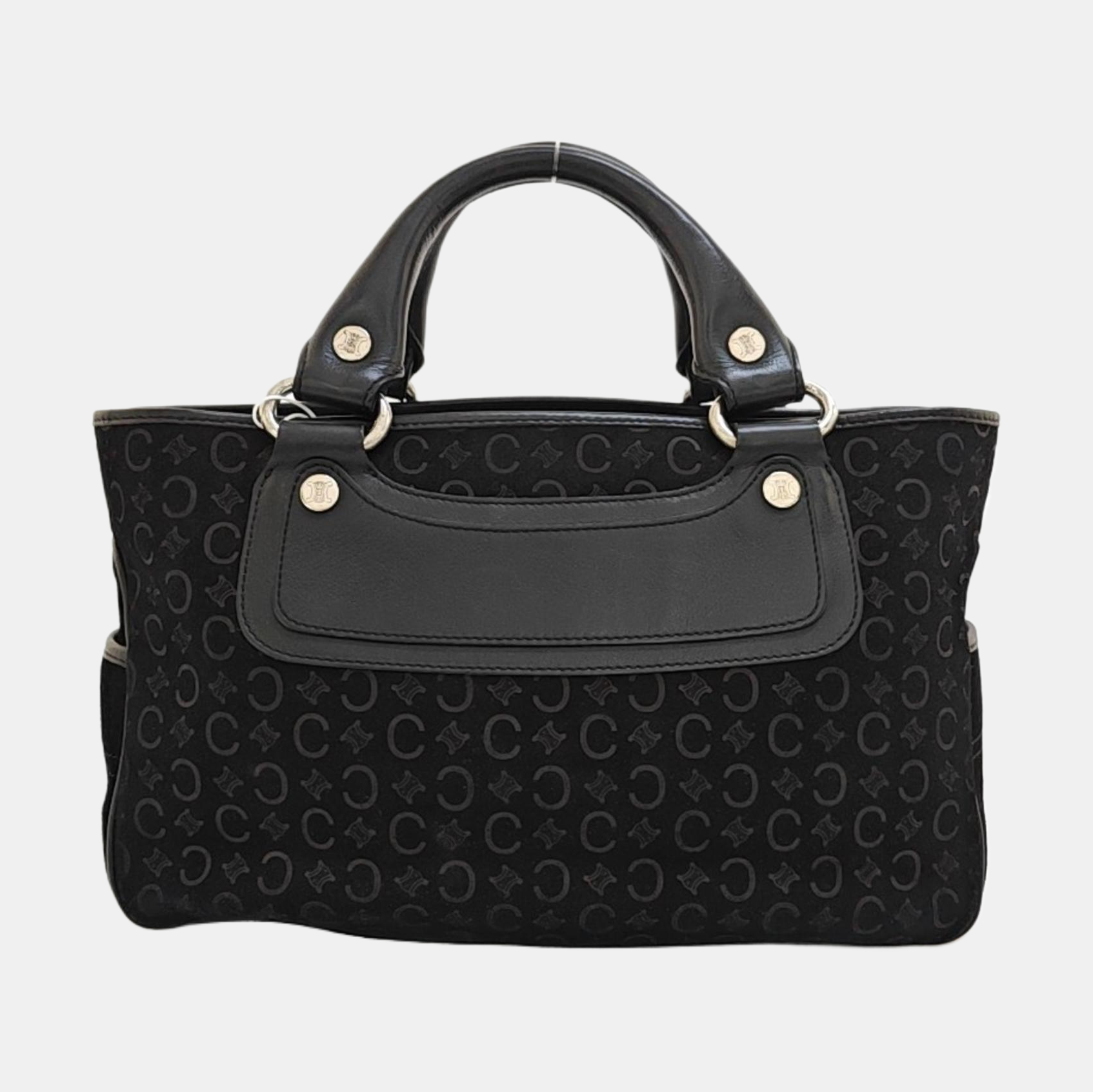 Suede Tote Bag Black