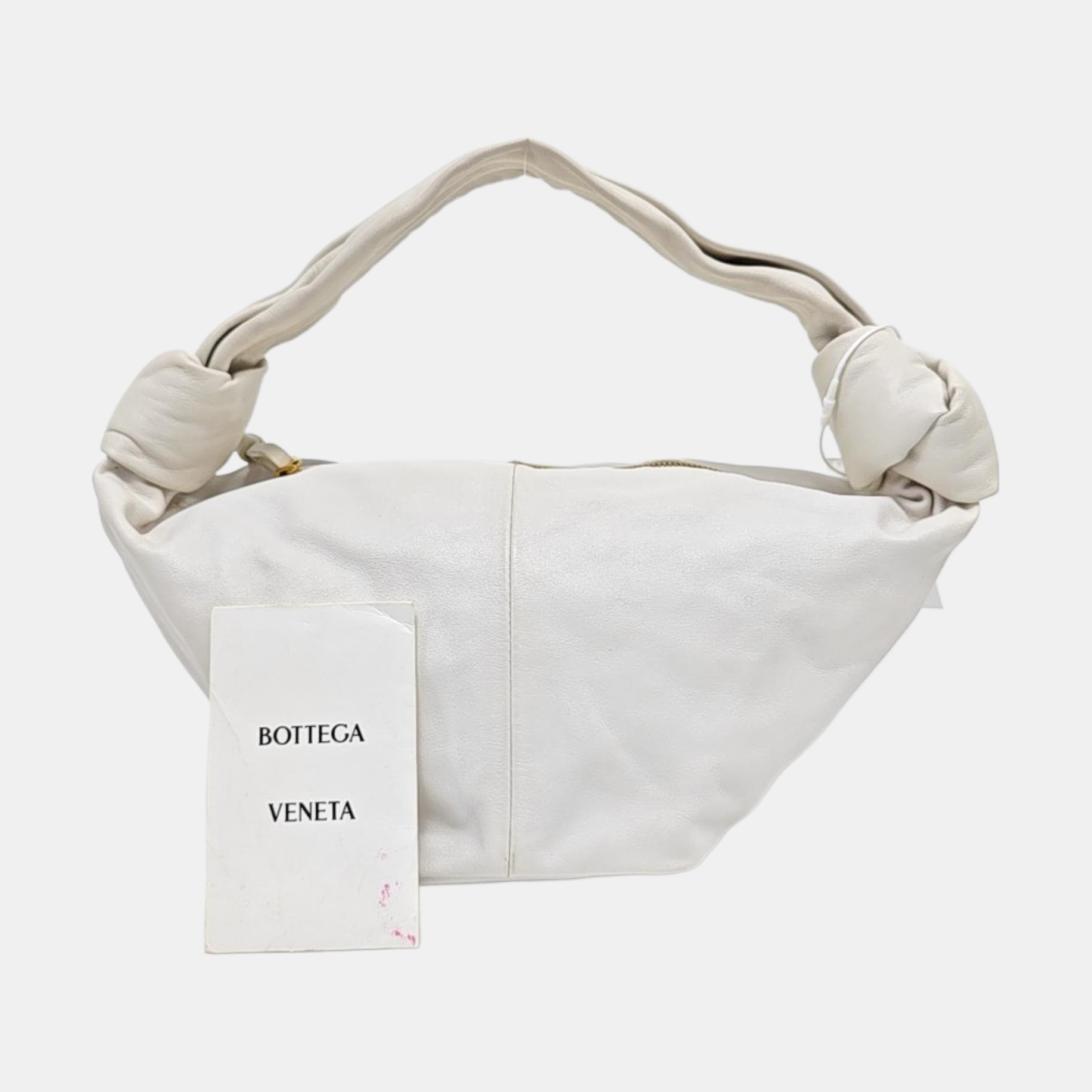 Authenticated pre-owned  Jodie Calfskin White - Top Handle Bag at Looply