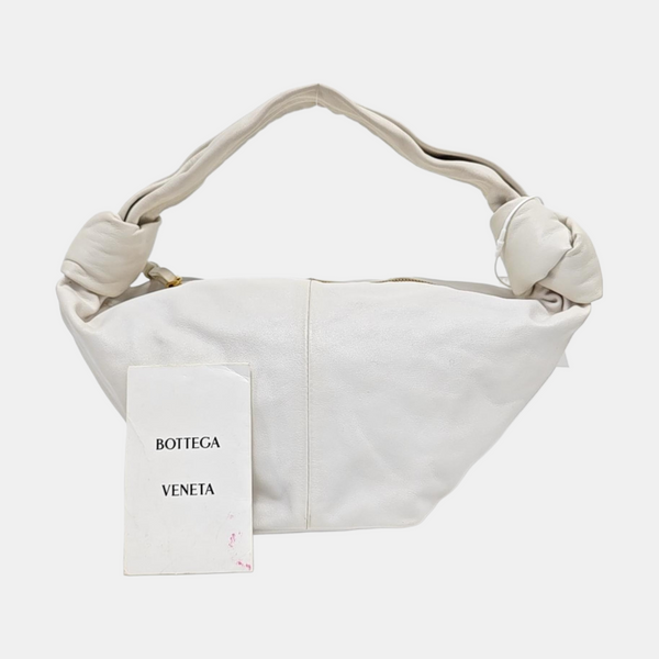Authenticated pre-owned  Jodie Calfskin White - Top Handle Bag at Looply
