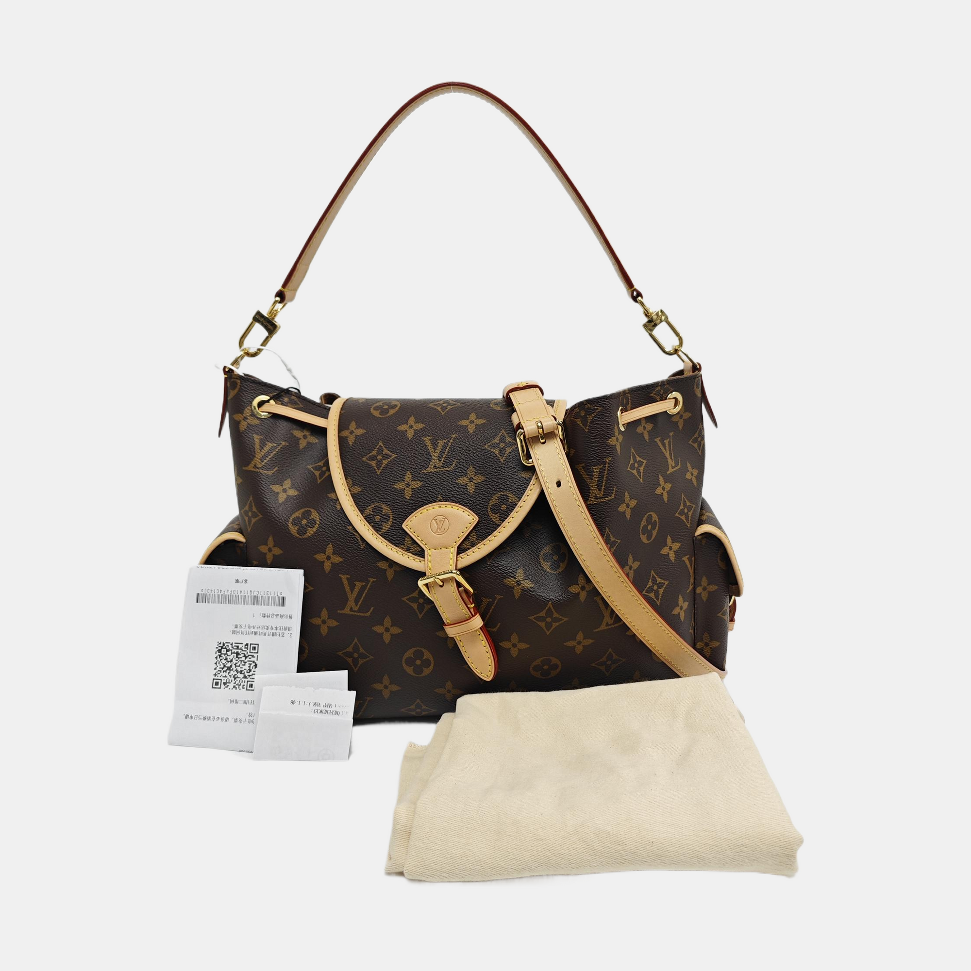 ODYSSEE MM Monogram Coated Canvas Brown