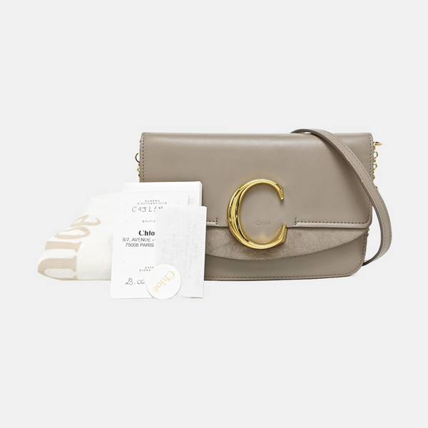 Chloé C Calfskin Gray