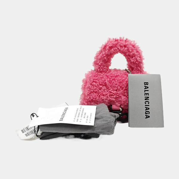 Hourglass Mini Sheepskin Pink