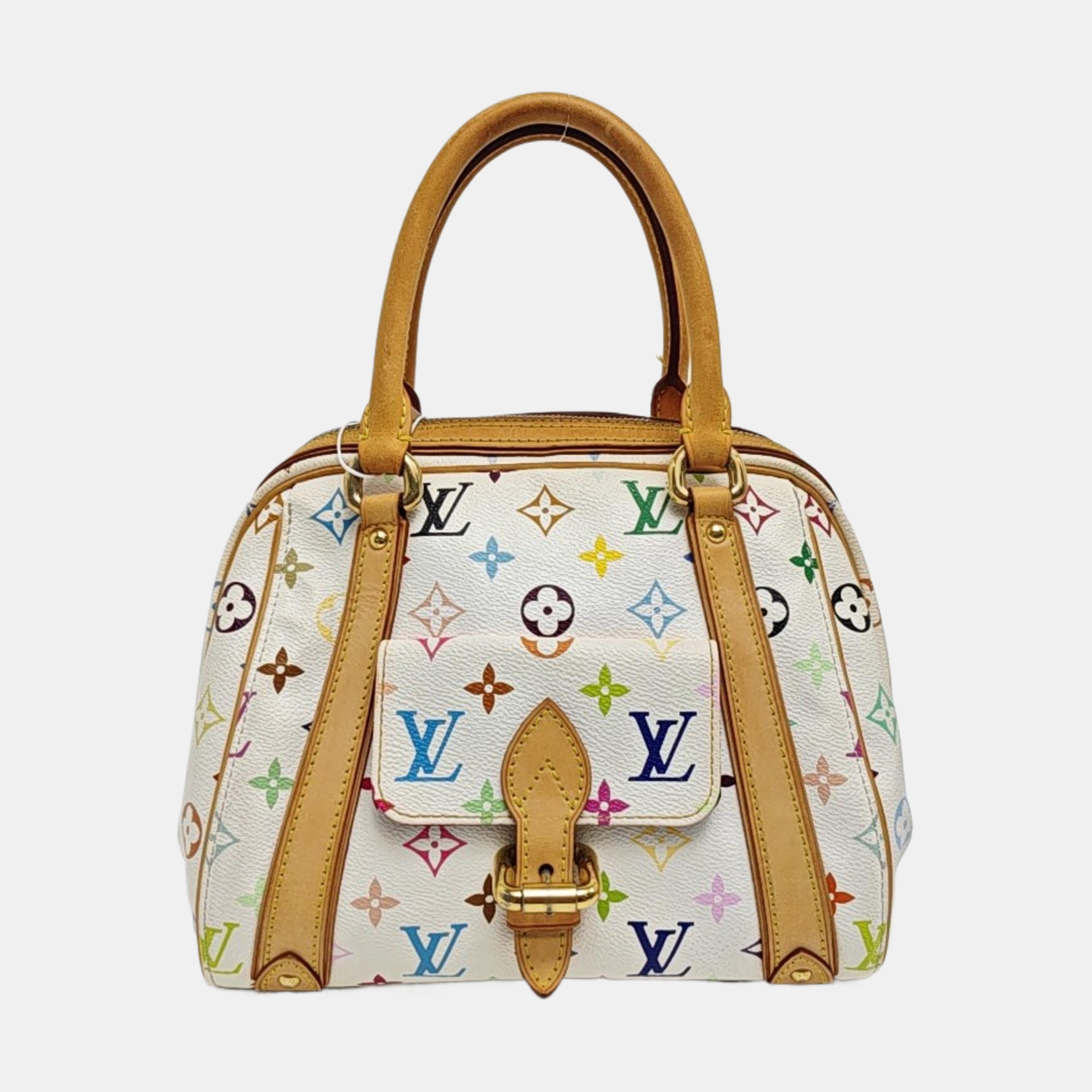 LV × TM PRISCILLA Monogram Coated Canvas White