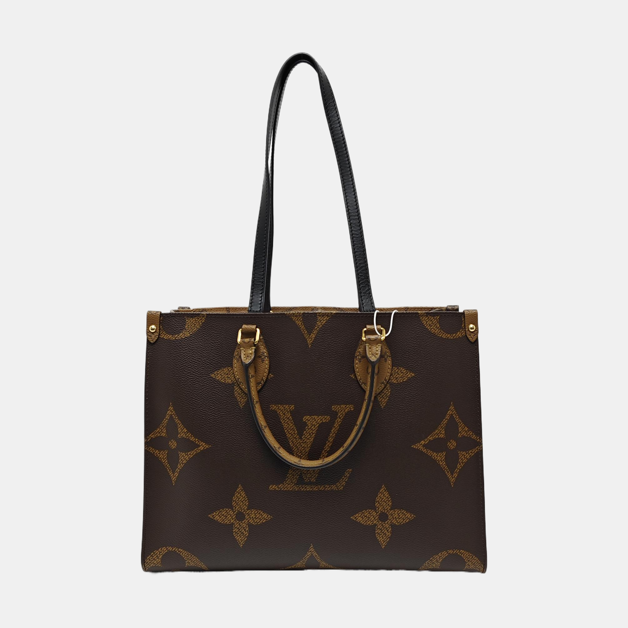 ONTHEGO MM Lona Monogram Revestida Marrón