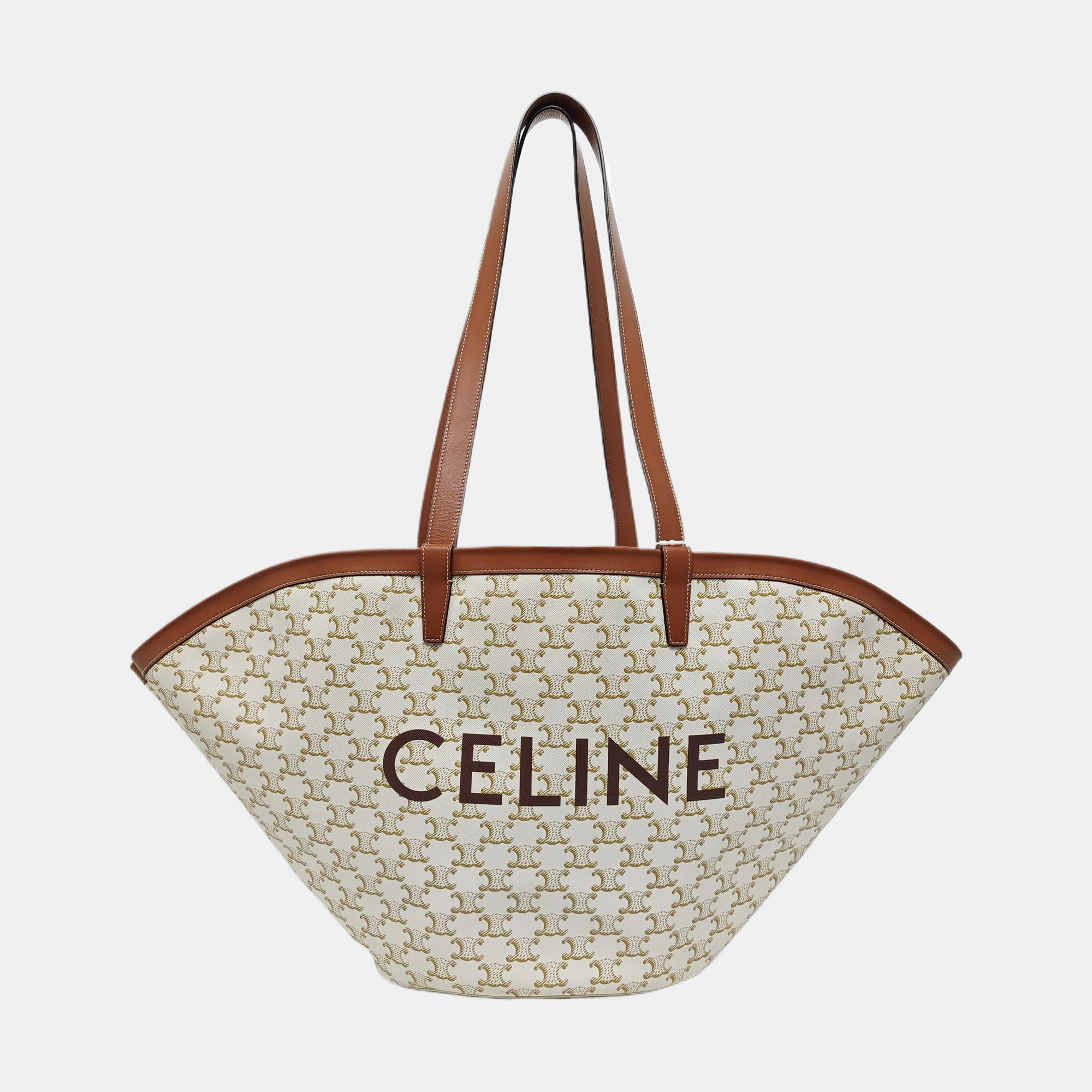 COUFFIN Large Coated Canvas White